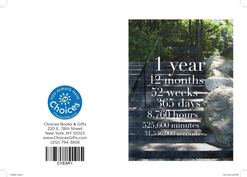 01. Countdown Card (1-65 Years.) A01