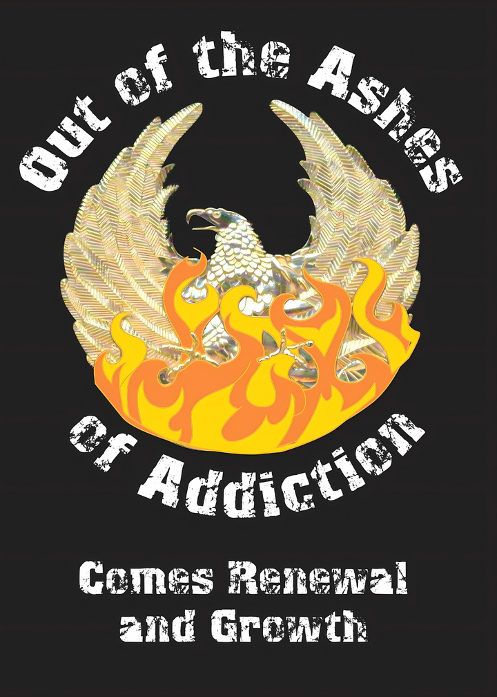 57.  Out of the Ashes of Addiction Card. B42