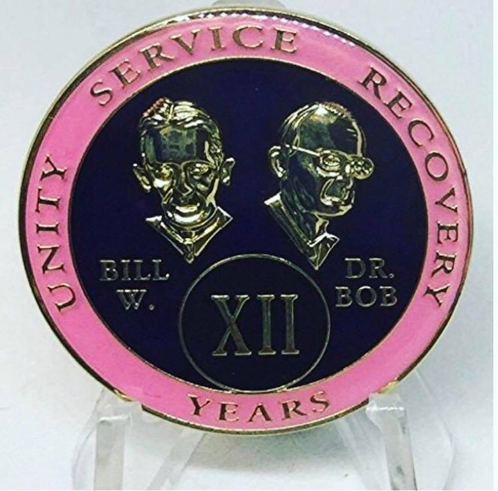 #B02. Bill & Bob Pink Medallion (1-55) - Premium Medallions from Choices - Just $13.95! Shop now at Choices Books & Gifts