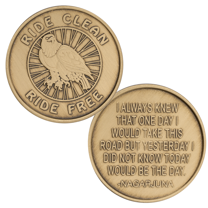 C53. Ride Free Ride Free Bronze Coin.