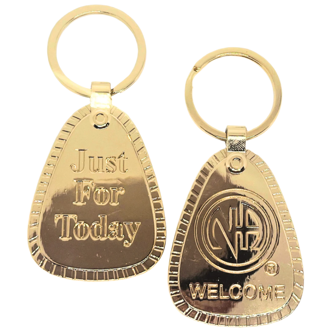 G063. Key Chain: NA Gold Metal - Premium Gifts from Cascade 7 - Just $14.95! Shop now at Choices Books & Gifts