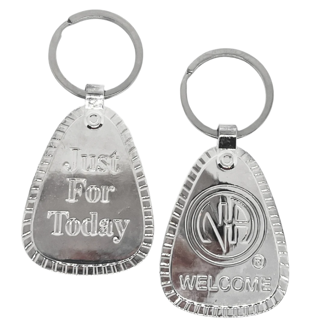 G064. Key Chain: NA Silver Metal - Premium Gifts from Cascade 7 - Just $14.95! Shop now at Choices Books & Gifts