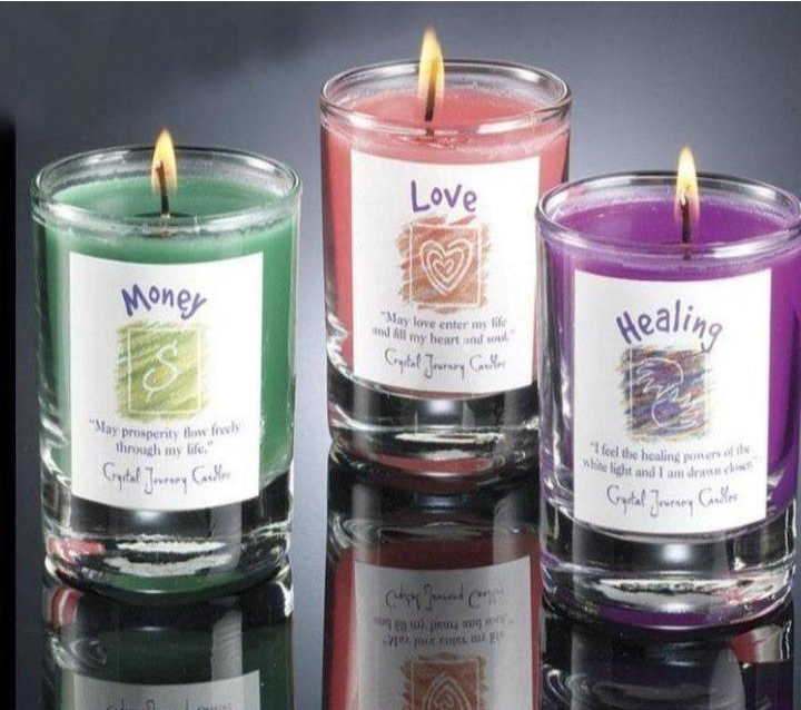 G122. Candle: Herbal Magic Votive Candle* - Premium Gifts from CRYSTAL JOURNEY CANDLES - Just $7.95! Shop now at Choices Books & Gifts