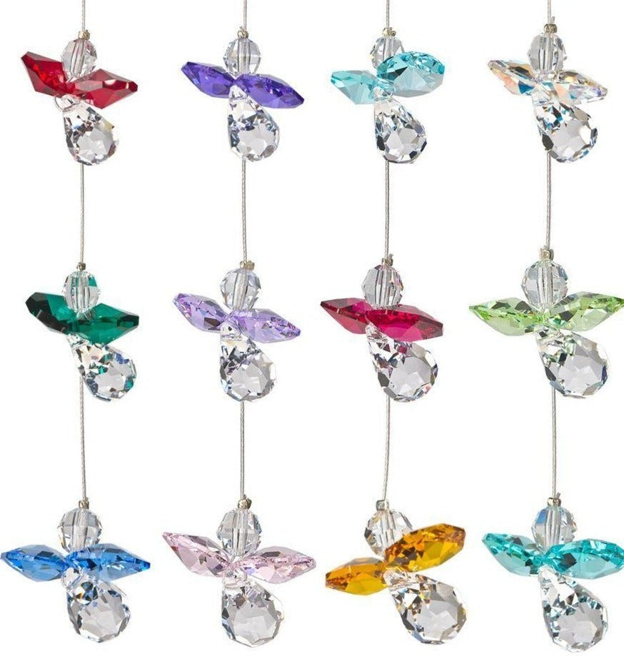 G190. Crystal Guardian Angel - 12 Colors - Premium Gifts from Woodstock Percussions - Just $14.95! Shop now at Choices Books & Gifts