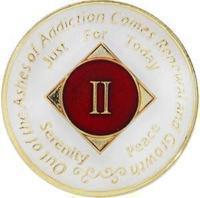 #N09. NA Medallion White/Red (1-40) - Premium Medallions from Choices - Just $13.95! Shop now at Choices Books & Gifts