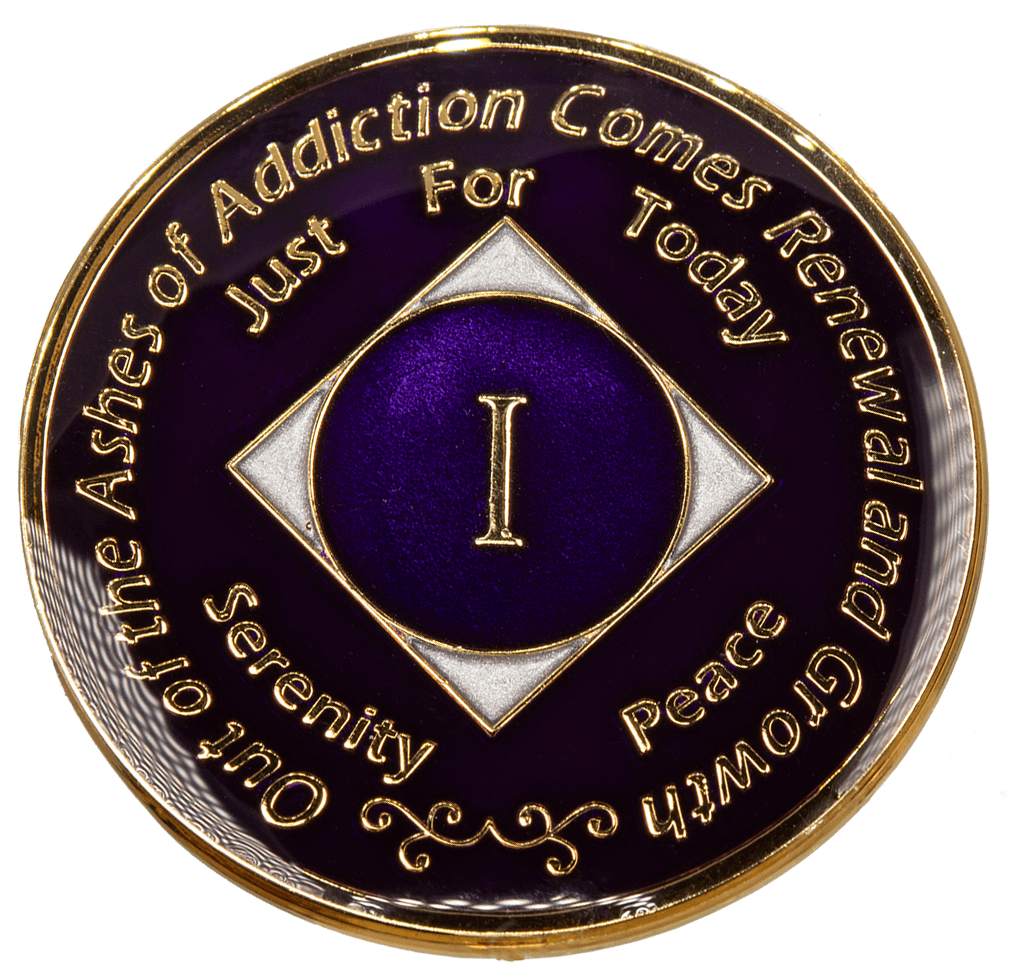 #N39.  NA Medallion Purple (1-45) - Premium Medallions from Choices - Just $13.95! Shop now at Choices Books & Gifts