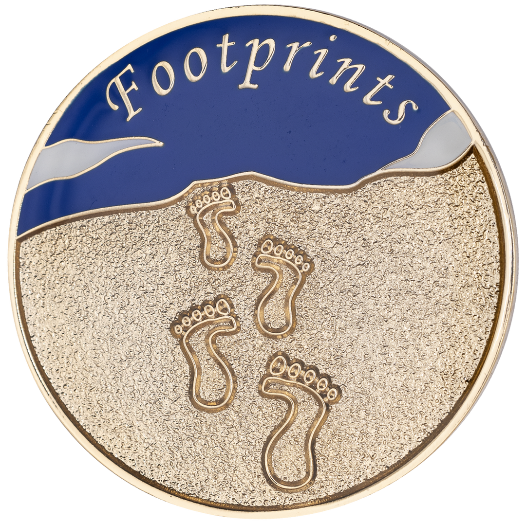 #Z28. Footprints Recovery Medallion