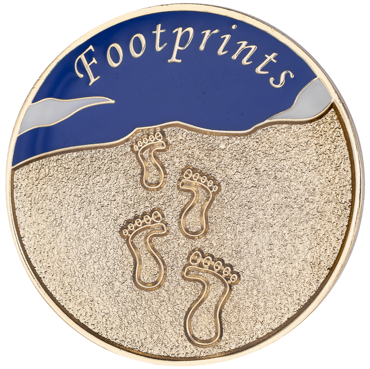 #Z28. Footprints Recovery Medallion