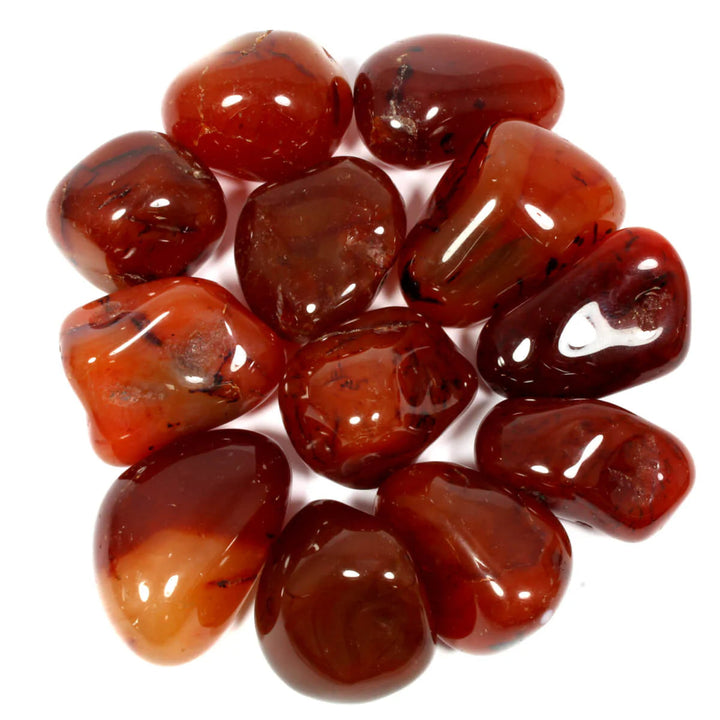 Z. Crystals: Carnelian (Tumbled)