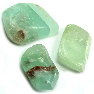 Z. Crystals: Green Calcite (Tumbled)