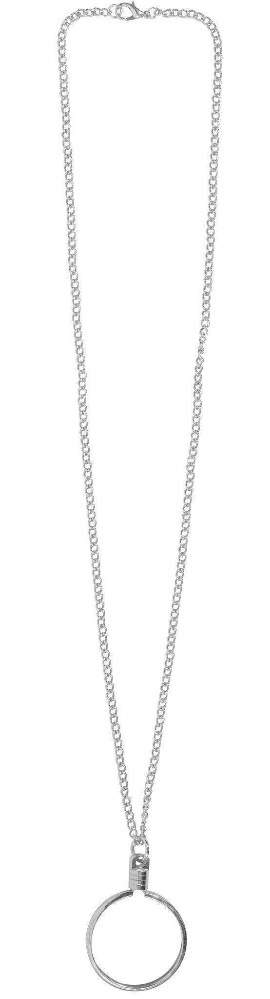 nz51. Medallion Holder Necklace: Silver, 24 or 30 inch. - Premium Jewelry from Choices - Just $10.95! Shop now at Choices Books & Gifts