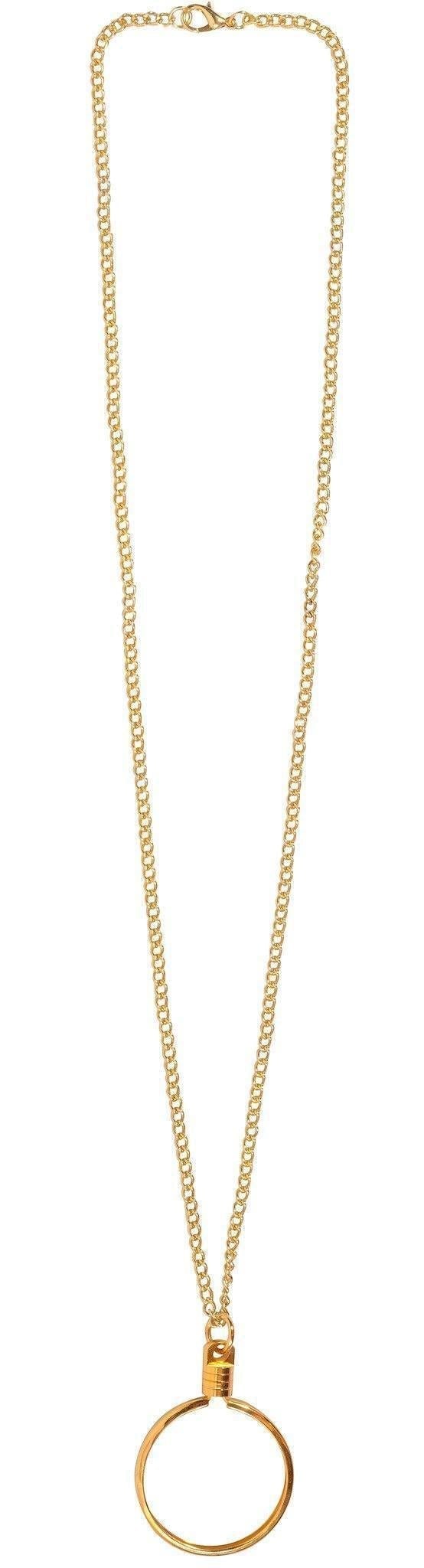 nz52. Medallion Holder Necklace: Gold, 24 or 30 inch. - Premium Jewelry from Choices - Just $10.95! Shop now at Choices Books & Gifts