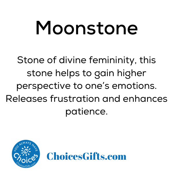 Z. Crystals: Moonstone (Tumbled) - Premium Gifts from Choices - Just $4.95! Shop now at Choices Books & Gifts